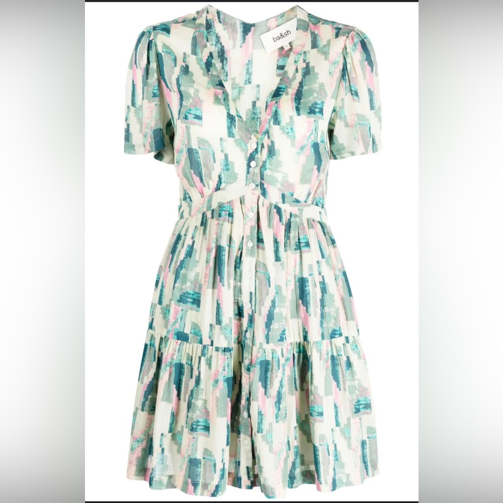 NWT Ba&sh Multicolor Talita Dress